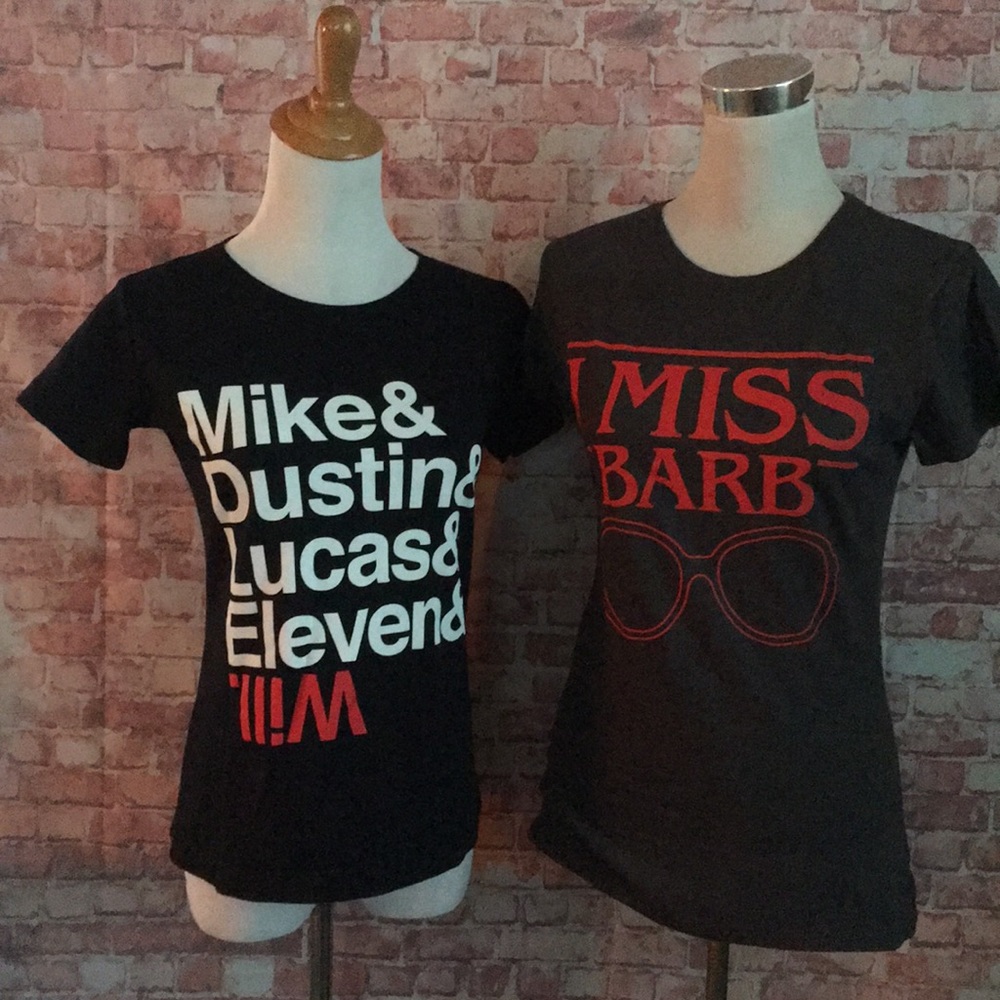 LOT OF 2 Stranger Things Tees